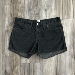 GAP Black Corduroy Shorts